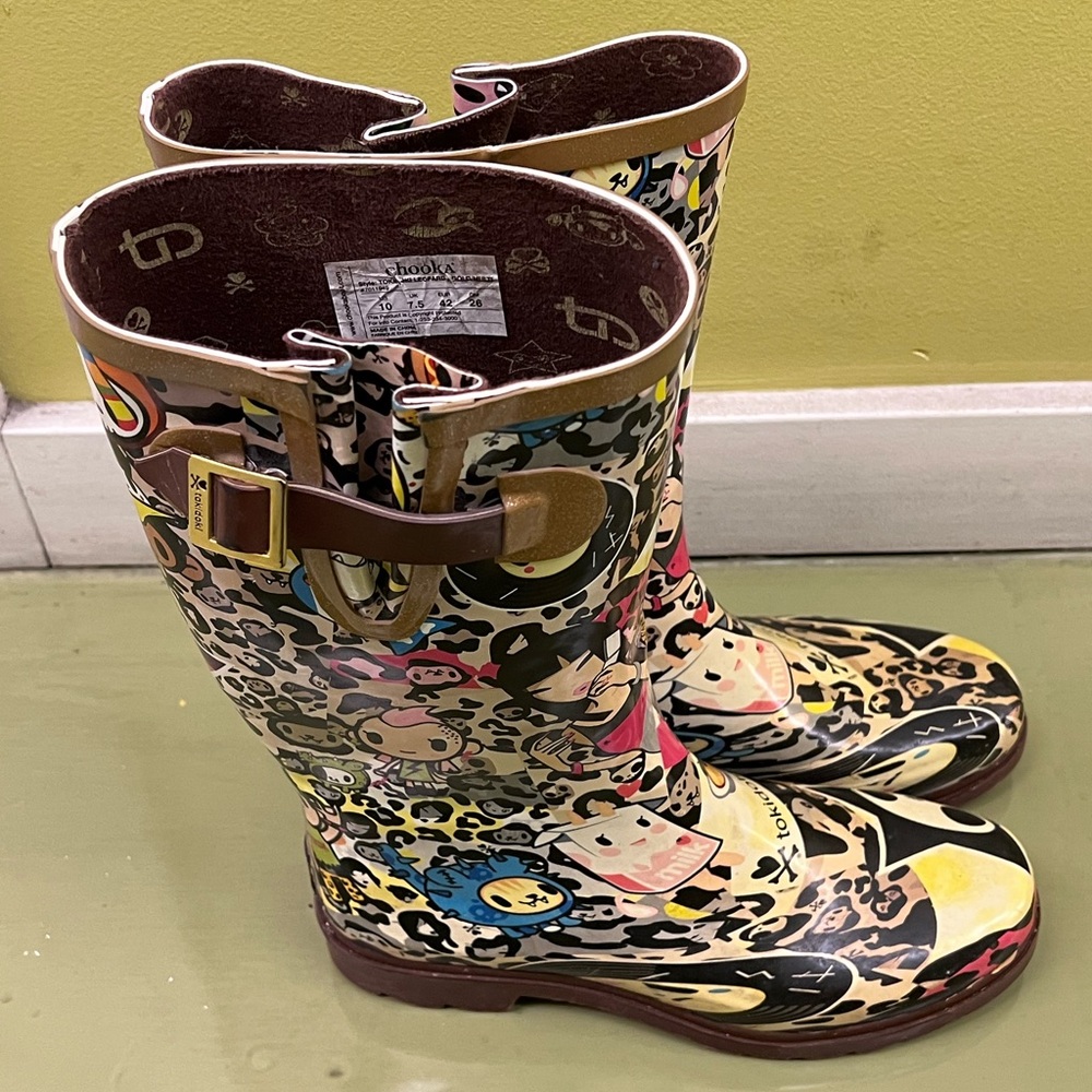 Chooka Tokidoki Discoteca Rubber Rain Boots